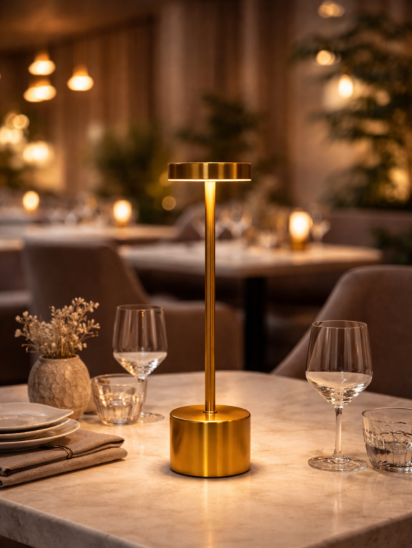 Luminária de Mesa Abajur Cabeceira Escrivaninha LED 3 em 1 Recarregável