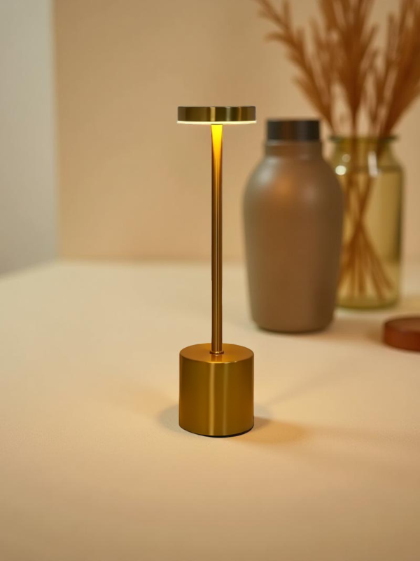 Luminária de Mesa Abajur Cabeceira Escrivaninha LED 3 em 1 Recarregável