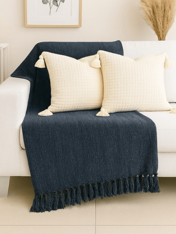 Manta Para Sofá em Algodão