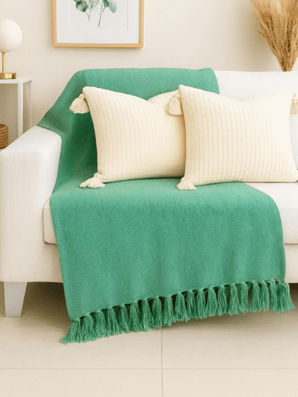 Manta Para Sofá em Algodão