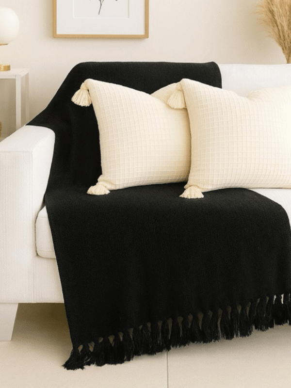 Manta Para Sofá em Algodão