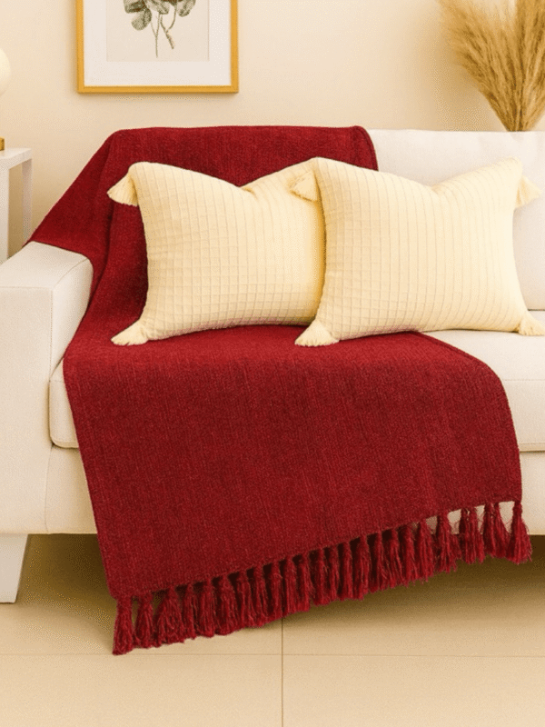 Manta Para Sofá em Algodão